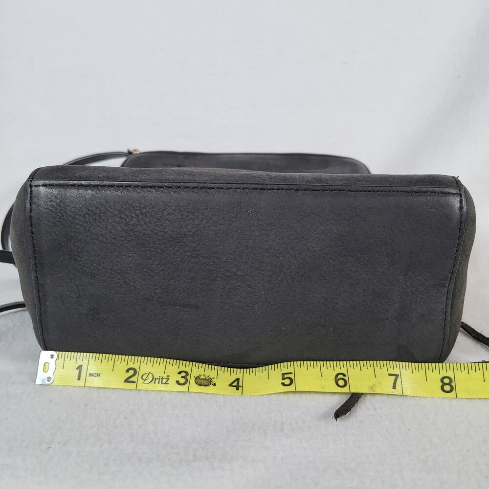 Rebecca Minkoff Womens Micro Avery Shoulder Bag Black Pebble Leather Biker Punk - Picture 12 of 13